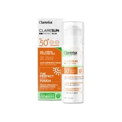 CLARENIA CLARESUN PROTECT PLUS GEL CREME TOUCHER SEC SPF50+ 50ML-pharmashop