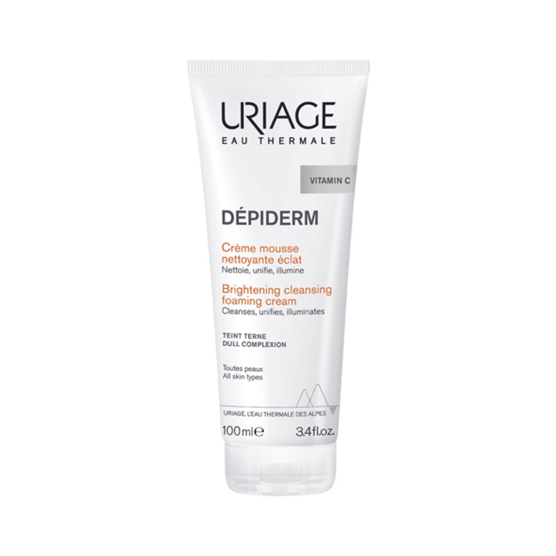 URIAGE DEPIDERM CREME MOUSSE NETTOYANTE ECLAT 100ML-pharmashop