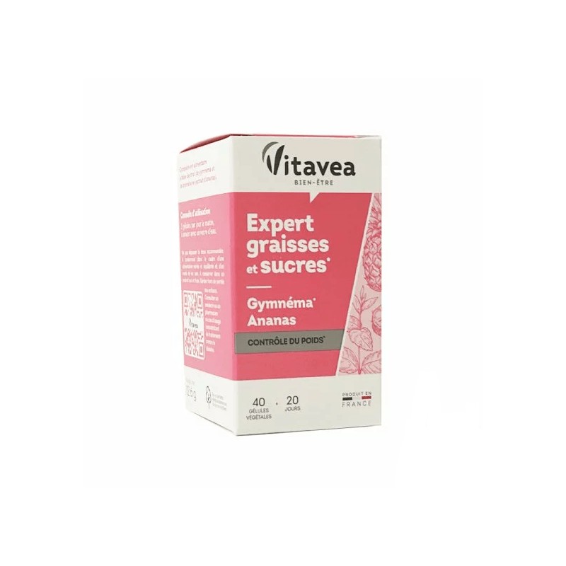 VITAVEA EXPERT GRAISSES ET SUCRES 40 GELULES-pharmashop