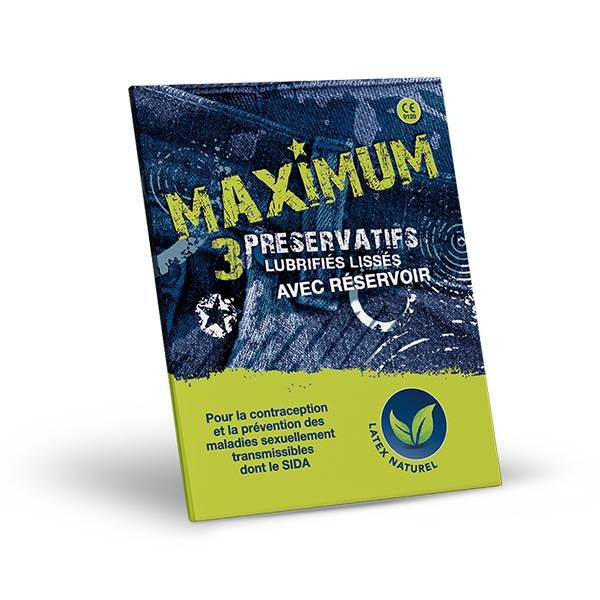 MAXIMUM PRESERVATIF NATUREL BT/3-pharmashop