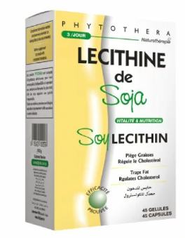 VITAL PHYTOTHERA LECITHINE DE SOJA 45 GELULES-pharmashop