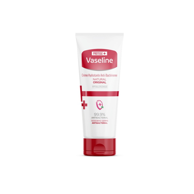 VASELINE PROTEGE + CREME HYDRATANTE ANTI BACTERIENNE 100ML-pharmashop