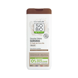 SO BIO DOUCHE CREME SURGRAS A L'HUILE DE COCO BIO 650 ML PHARMASHOP