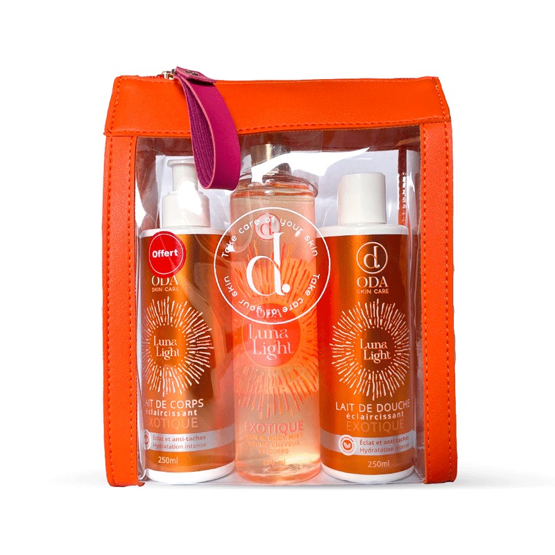 ODA COFFRET EXOTIQUE LAIT DE DOUCHE+BRUME+LAIT DE CORPS (OFFERT)