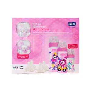 CHICCO COFFRET BIBERONS WELL BEING 7 ARTICLES-pharmashop