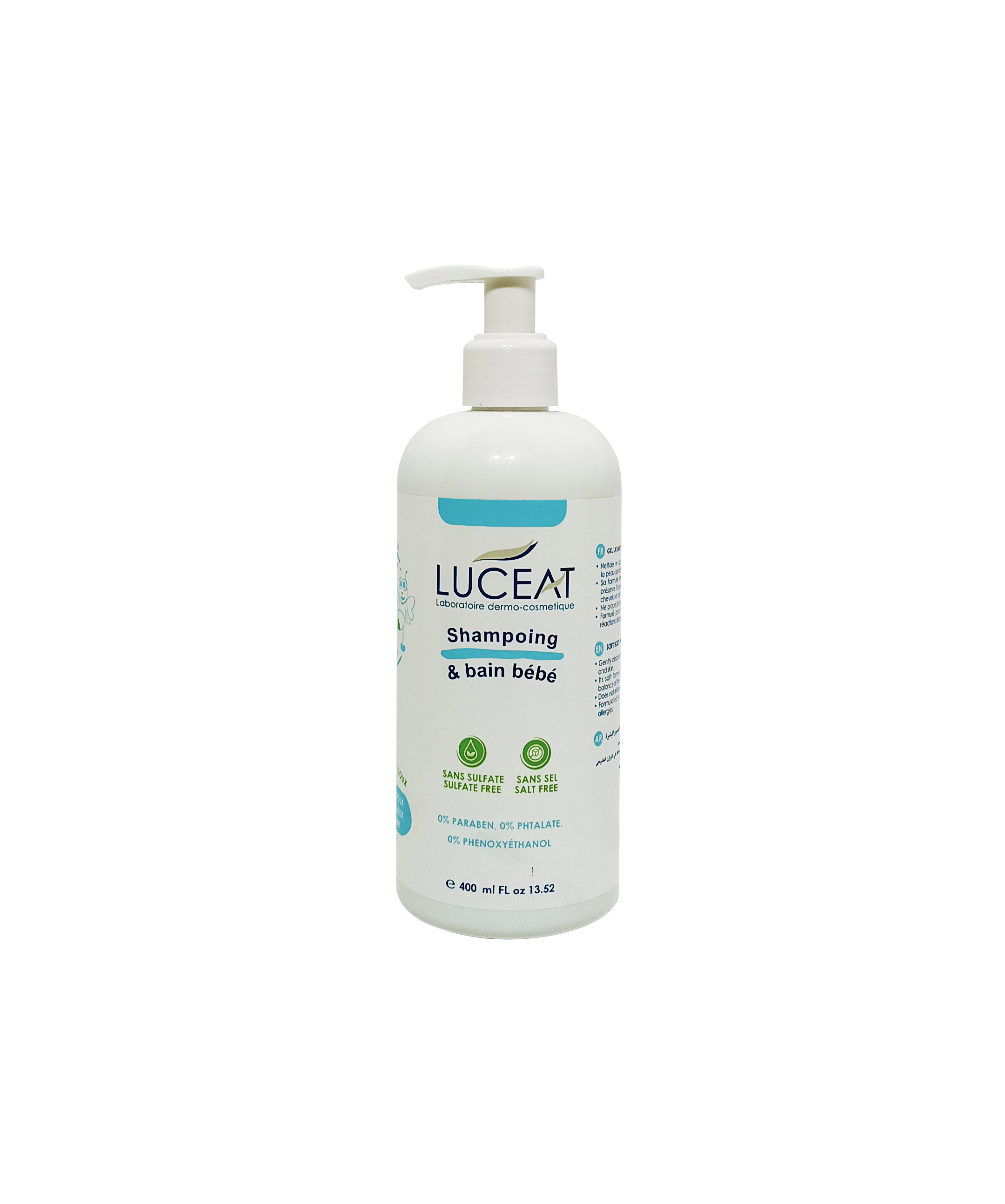 LUCEAT SHAMPOOING & BAIN BEBE 400ML pharmashop