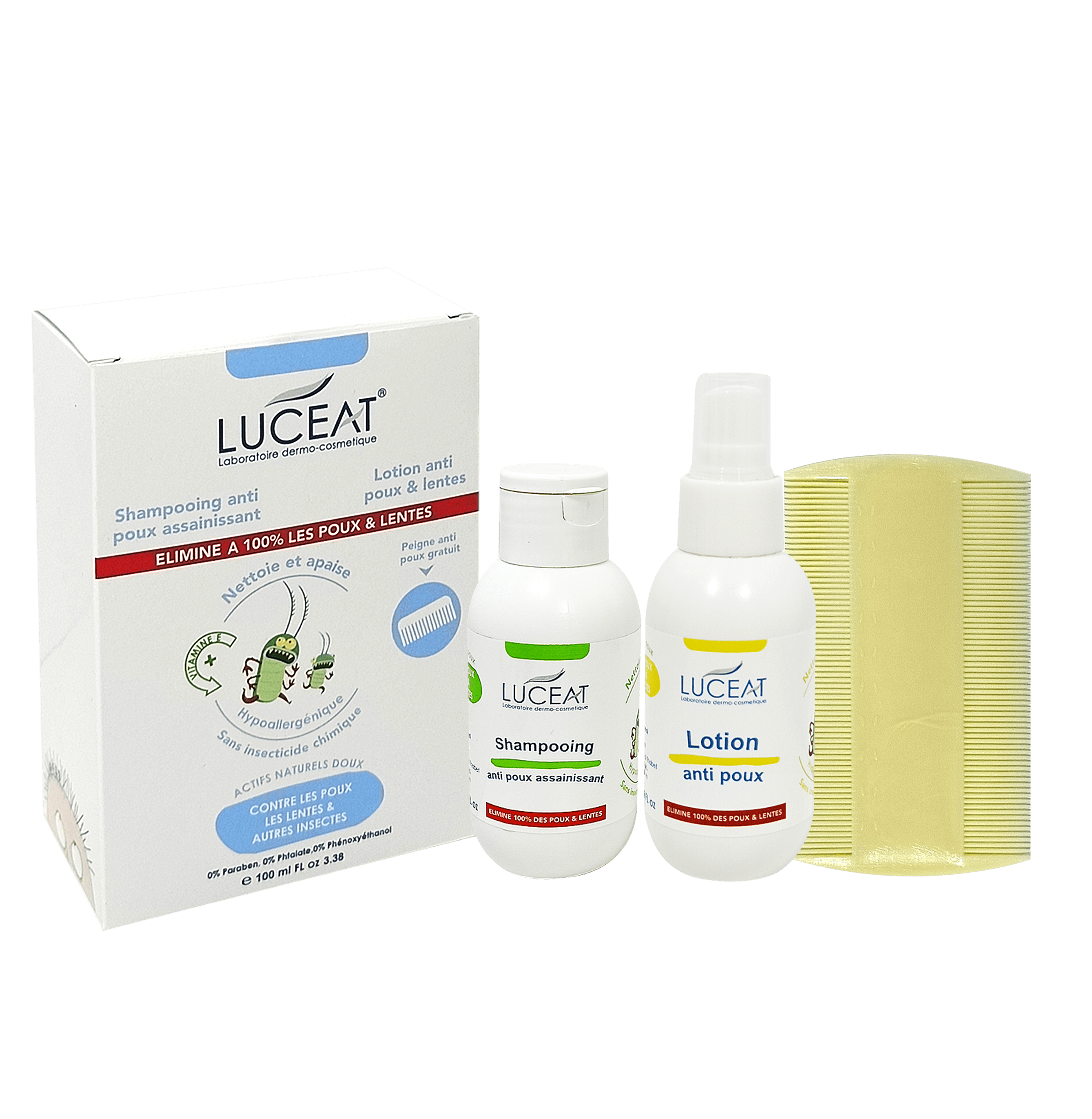 LUCEAT SHAMPOOING ANTI POUX 100ML PHARMASHOP