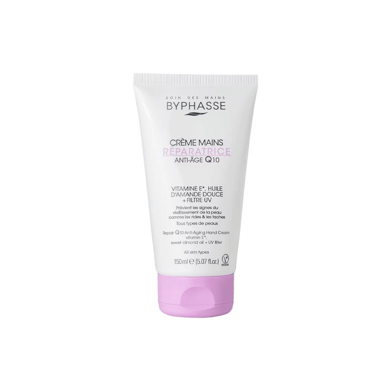 BYPHASSE CREME MAINS REPARATRICE ANTI-AGE Q10 150ML-pharmashop