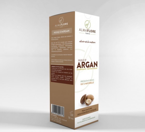 ALMAFLORE Huile d'argan BIO, 50ML