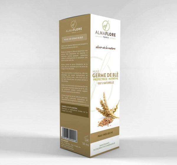 ALMAFLORE Huile de Germe de Blé, 50ML