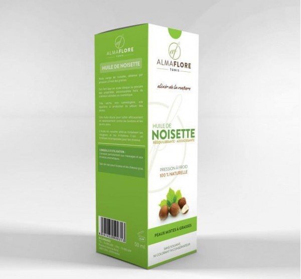 ALMAFLORE Huile de Noisette BIO, 50ML