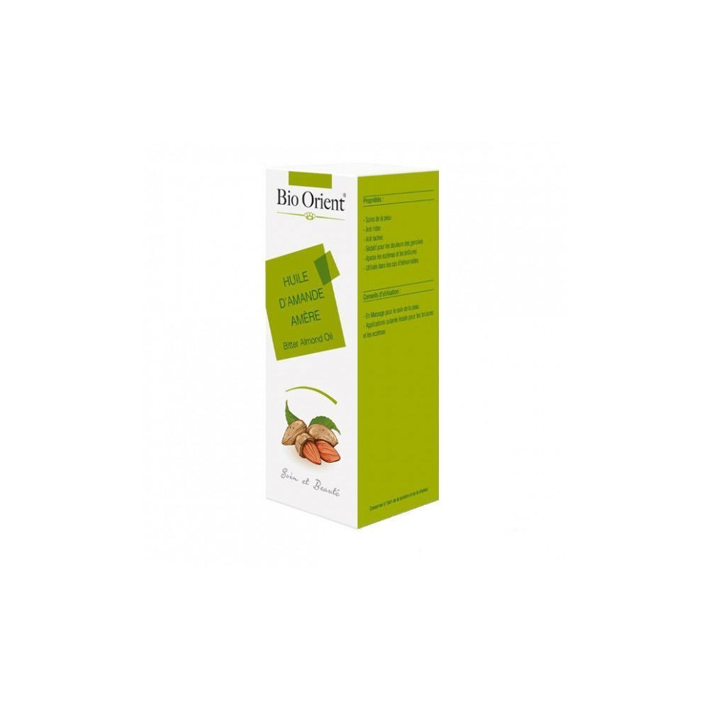 BIO ORIENT huile d'amande amère,10 ml  (زيت اللوز المر)