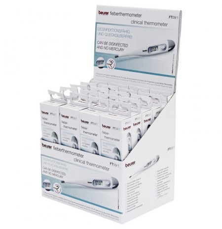 BEURER Display de 20 FT09 Thermometre digital blanc