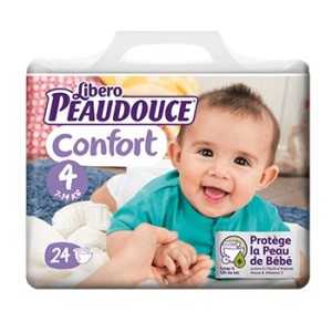 Peaudouce Confort 7-14 Kg  Taille 4 , 24 unités