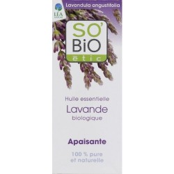 SO'BIO Huile essentielle lavande - Apaisante -