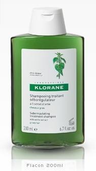 KLORANE SHAMPOOING TRAITANT SEBOREGULATEUR A L'ORTIE 200ML