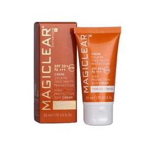 MAGICLEAR  Crème Solaire TEINTEE SPF 50+, 50ml