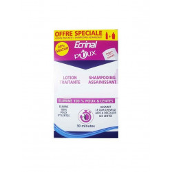 ECRINAL PACK ANTI POUX LOTION+SHAMPOOING (PEIGNE OFFERT)-pharmashop