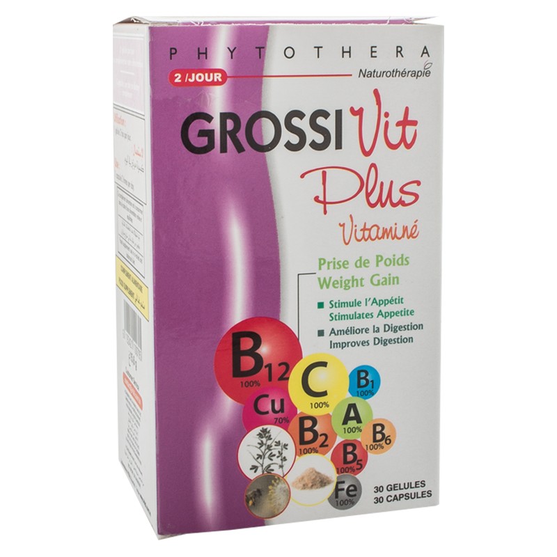 PHYTOTHERA GROSSIVIT Vitaminé (Gélules)