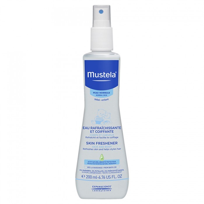 MUSTELA Eau rafraichissante et coiffante, 200ml