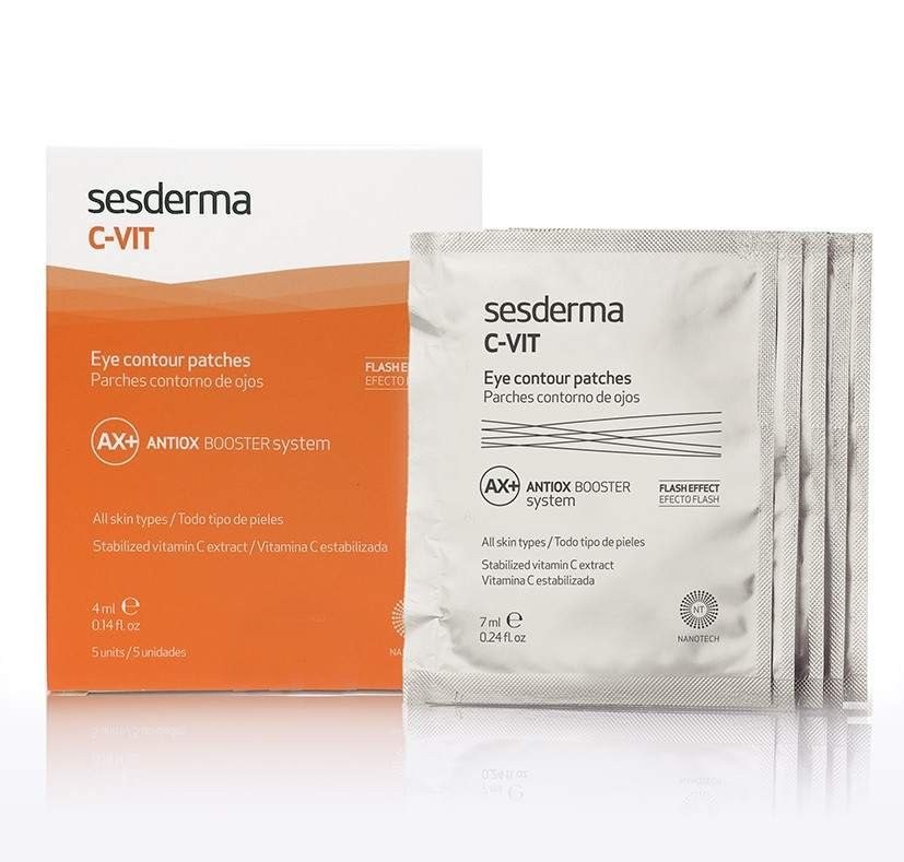 SESDERMA C-VIT PATCHS CONTOUR DES YEUX, 7ml X 5