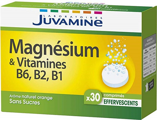 JUVAMINE MAGNESIUM & VITAMINES B6 B2 B1 45 COMPRIMES