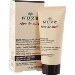 NUXE Rêve de Miel Baume Visage Ultra-Réconfortant, 30 ml