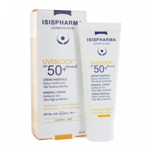 ISISPHARMA  UVEBLOCK  CREME MINERALE SPF50+ 40ML