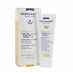 ISISPHARMA UVEBLOCK CREME MINERALE TEINTEE SPF50+ MINERAL 40ML