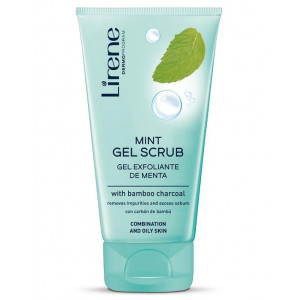 LIRENE GEL PEELING MENTHE AU CHARBON DE BAMBOU, 150 ML
