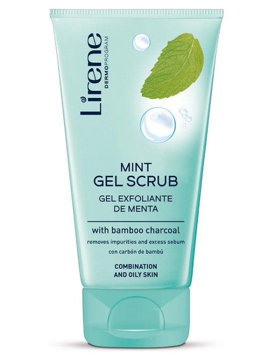 LIRENE GEL PEELING MENTHE AU CHARBON DE BAMBOU, 150 ML