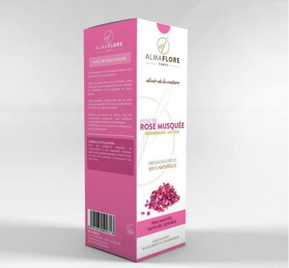 ALMAFLORE HUILE DE ROSE MUSQUEE BIO 90ML