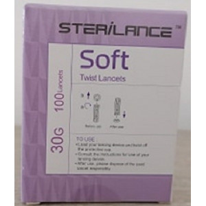 STERILANCE SOFT TWIST BLOOD LANCET 100
